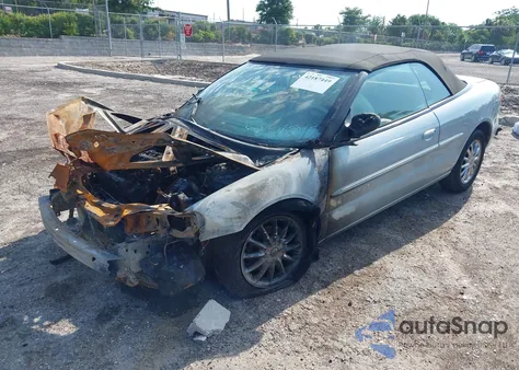 2001 Chrysler Sebring Limited из США, поврежденный, VIN 1C3EL65U81N640798